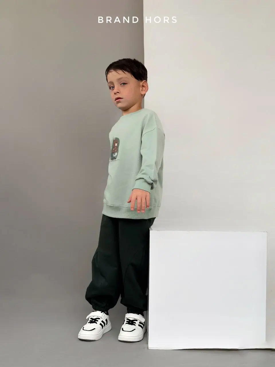 بلوز تک پسرانه طرح تدی زمستانه سایز 40-55 کد 122