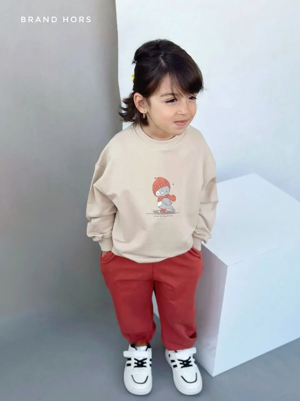 ست اسپرت طرح گنجشک زمستانه سایز 40-55 کد 106