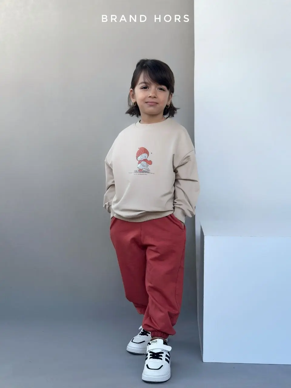 ست اسپرت طرح گنجشک زمستانه سایز 40-55 کد 106