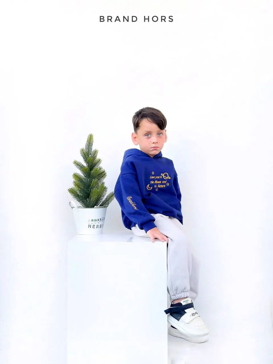 ست هودی شلوار اسپرت طرح کهکشان زمستانه سایز45-60 کد 137