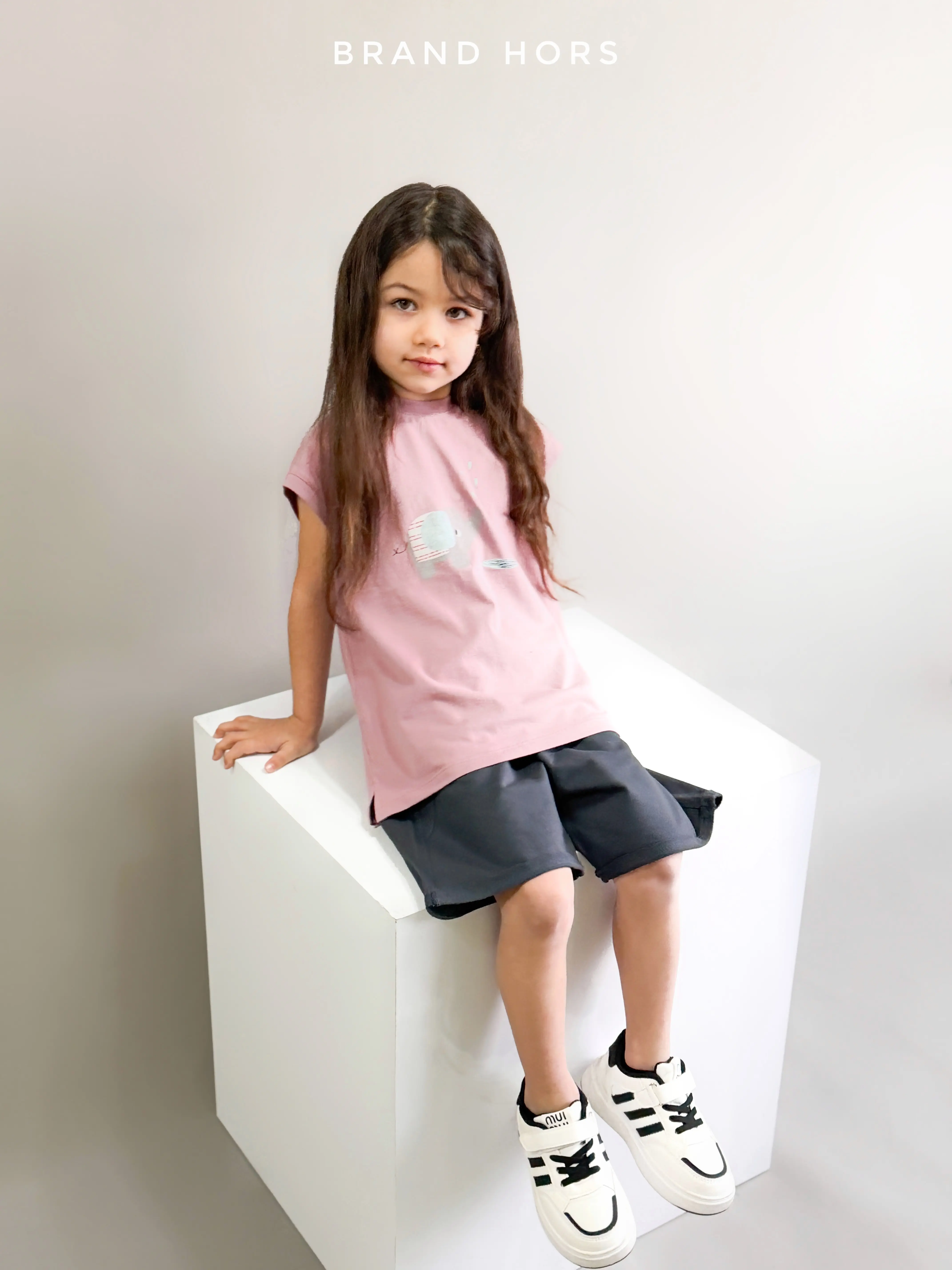 ست دخترانه طرح فیل بهاره و تابستانه سایز 35-50 کد 193