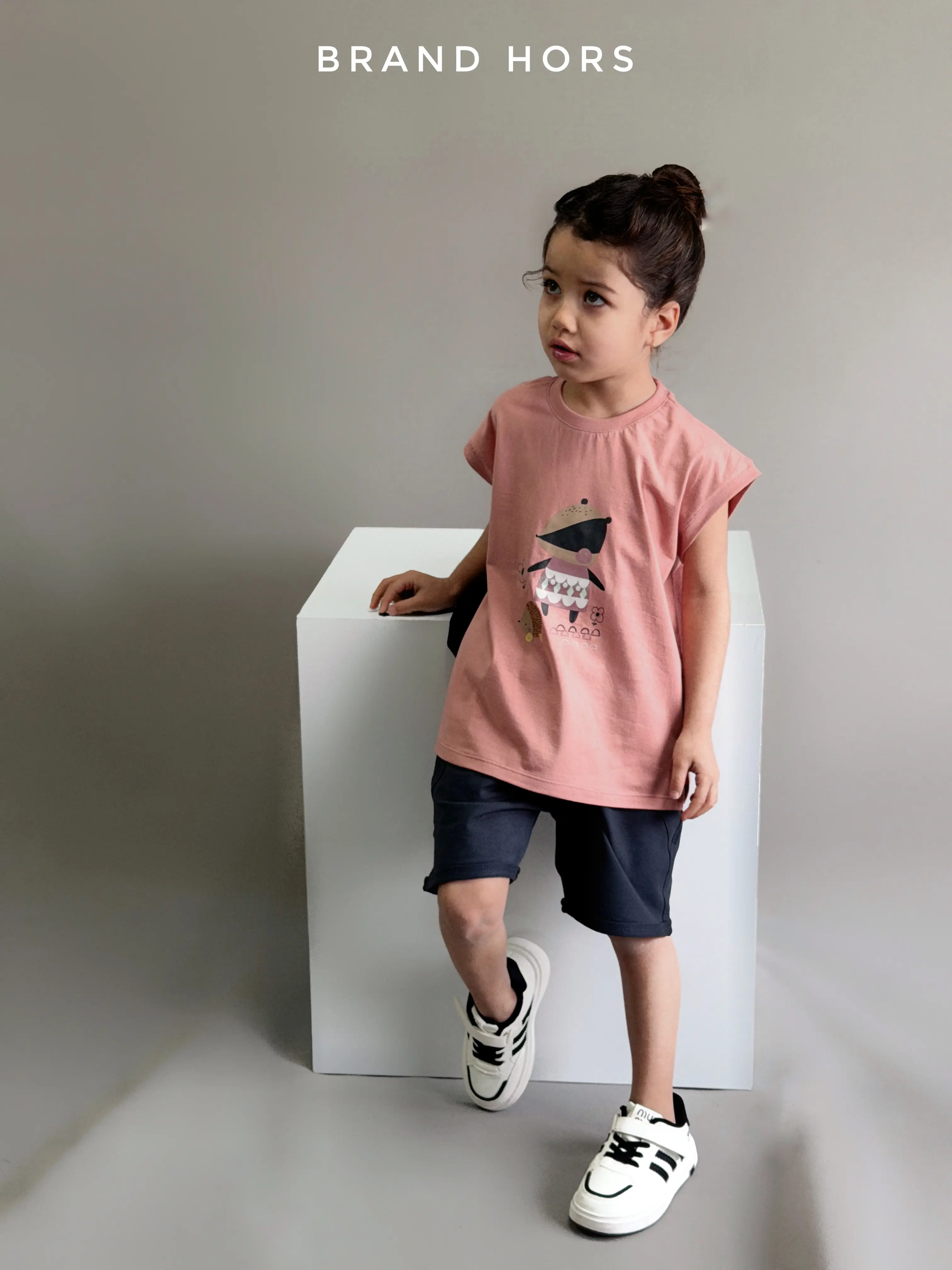 ست دخترانه طرح جوجه تیغی بهاره و تابستانه سایز 30-50 کد 195