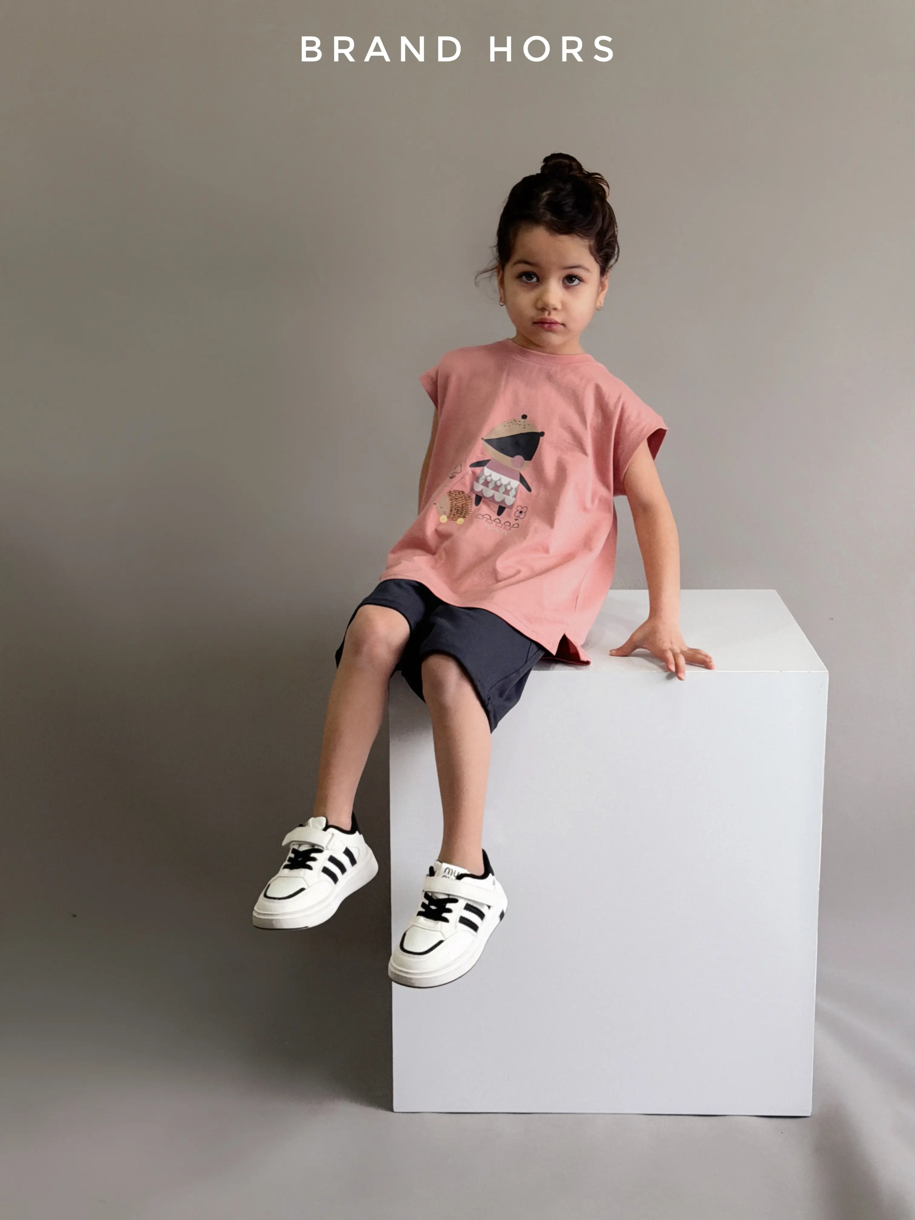 ست دخترانه طرح جوجه تیغی بهاره و تابستانه سایز 30-50 کد 195