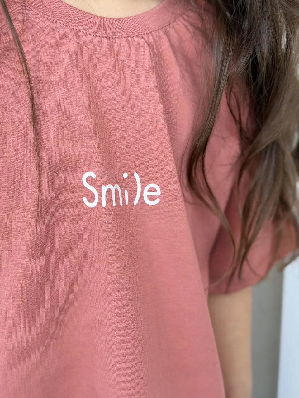 ست دخترانه طرح smile رنگ صورتی بهاره و تابستانه سایز ۳۵-۵۰ کد ۲۰۱